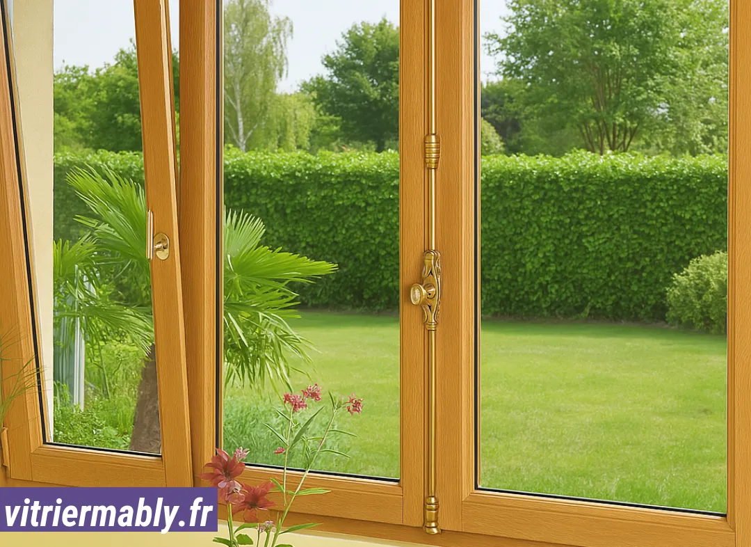 Installation de fenêtre en bois sur mesure Mably