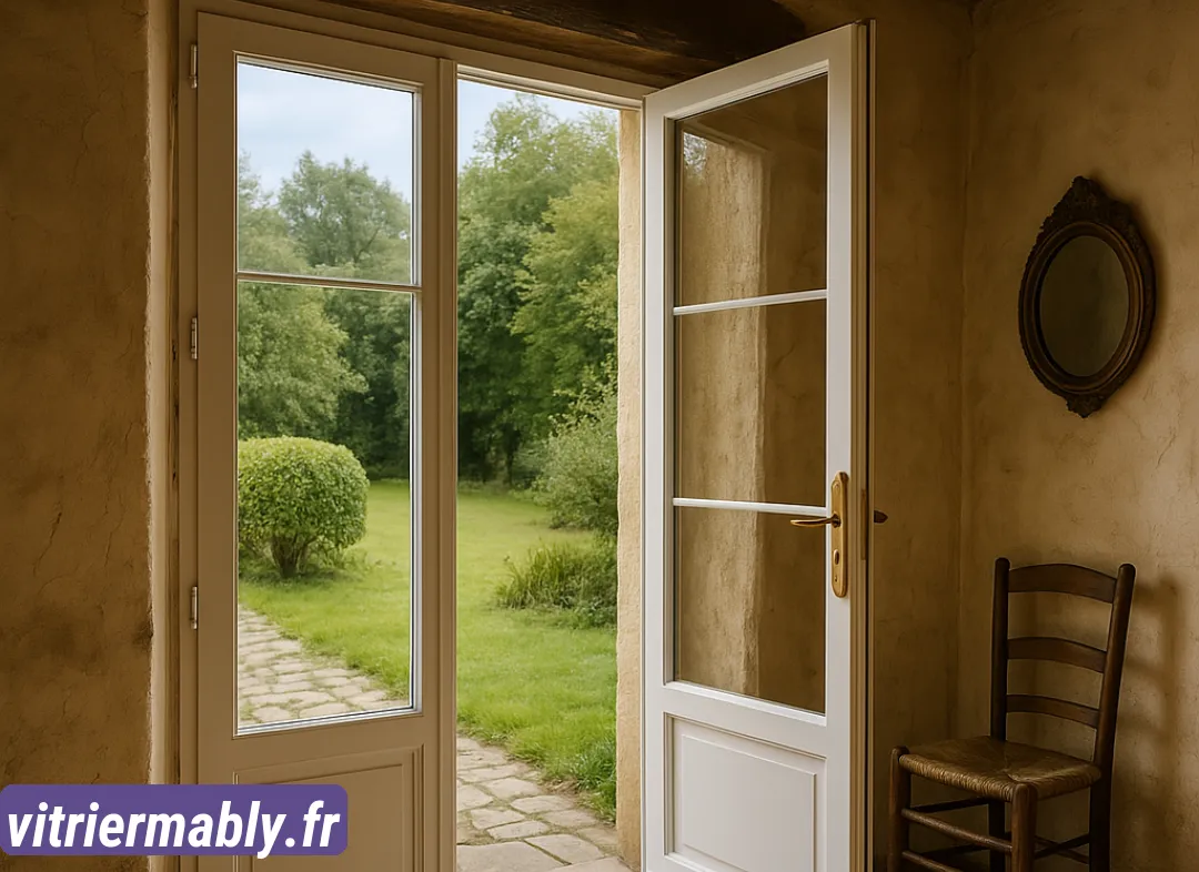 Installation de fenêtre en PVC Mably