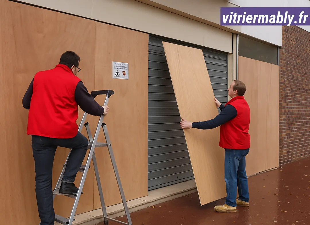 Mise en sécurité fermeture provisoire Mably